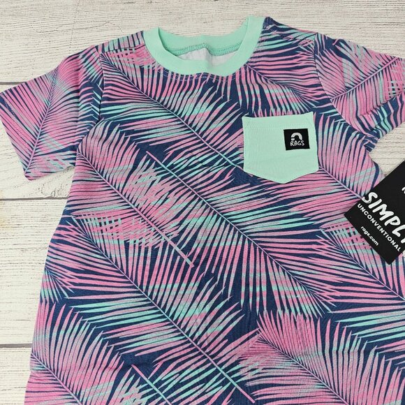 NWT Rags To Raches Toddler Boy Palm Trees T-Shirt Size 2T‎ - Picture 1 of 4